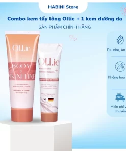 [Chính Hãng] combo Kem tẩy lông Ollie + kem dưỡng Ollie