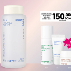 Nước cân bằng dành cho da mụn Innisfree Bija Trouble Skin