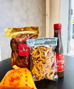 Mắm Thái Cô gái + Ớt chiên giòn + da heo + đường mật cực ngon