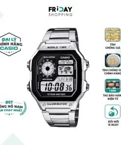 Đồng Hồ Casio Nam Điện Tử AE-1200WHD-1AVDF