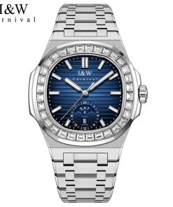 Đồng hồ nam chính hãng I&W Carnival IW735 IW735G 735 735G máy cơ Seiko