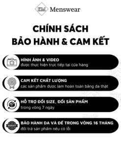Giày Lười Nam Cao Cấp Kiểu Dáng Loafer Da Bò Thật Đánh Vân Giả Gỗ
