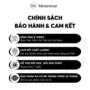 Giày Lười Nam Cao Cấp Kiểu Dáng Loafer Da Bò Thật Đánh Vân Giả Gỗ