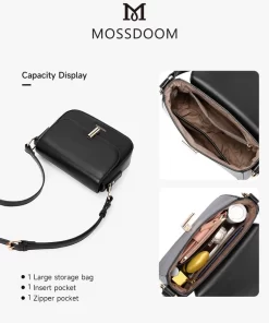 MOSSDOOM Valerie Bag Túi Đeo Chéo Nữ Thời Trang Phong Cách Hàn Quốc