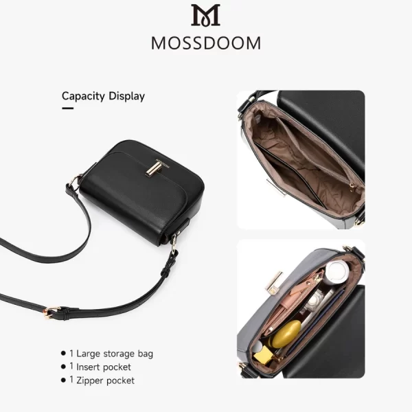 MOSSDOOM Valerie Bag Túi Đeo Chéo Nữ Thời Trang Phong Cách Hàn Quốc