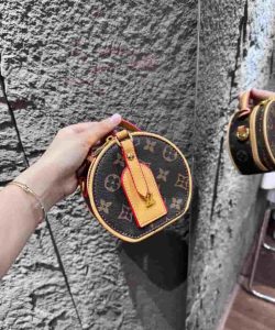 Túi cốp lv tròn mini siêu sang chảnh