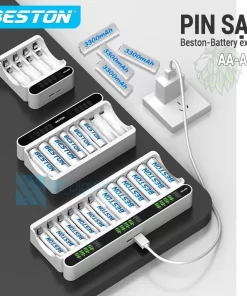 COMBO Pin Sạc AA AAA C9023L C9024L C9025L Kèm pin (BESTON) dung lượng cao