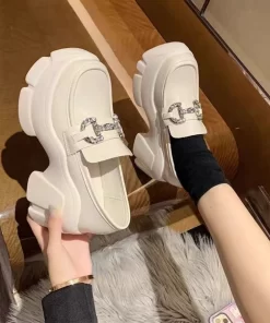 Giày lolita nữ thời trang giày mary jane nữ đế đốc phong cách