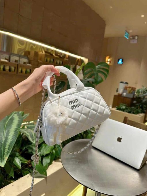 túi đeo chéo cầm tay dáng trống min min