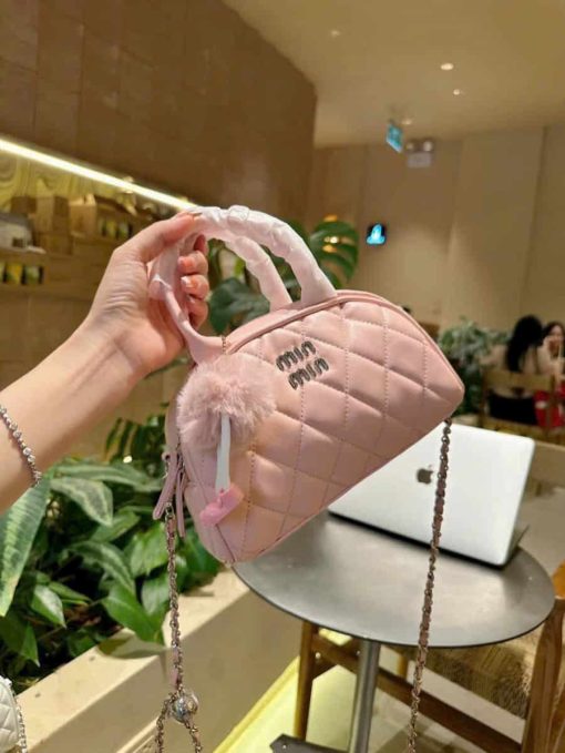 túi đeo chéo cầm tay dáng trống min min