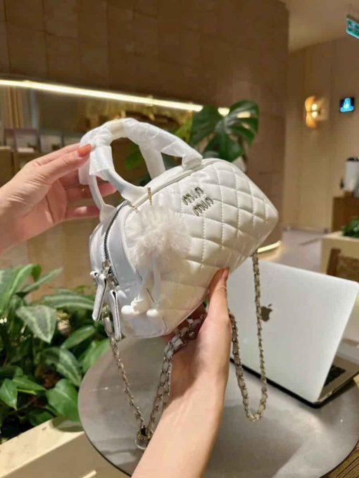 túi đeo chéo cầm tay dáng trống min min