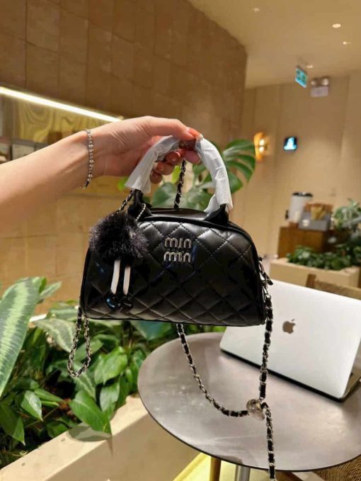 túi đeo chéo cầm tay dáng trống min min
