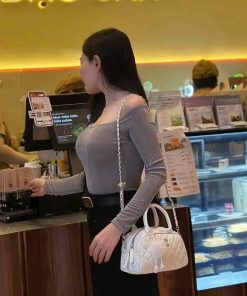 túi đeo chéo cầm tay dáng trống min min
