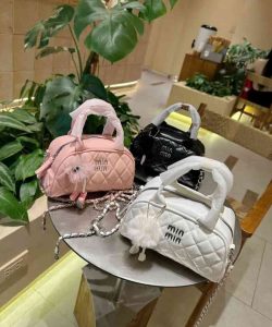 túi đeo chéo cầm tay dáng trống min min