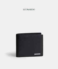 Ví Da Nam Mercury Chất Liệu Da Taiga Thương Hiệu LEONARDO