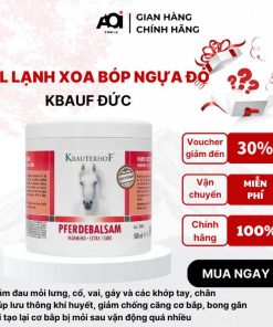 Gel Xoa Bóp Thảo Dược Đức KBAUF 250ml – Hết Đau Nhức Xương Khớp, Vai Gáy, Tê Bì Chân Tay
