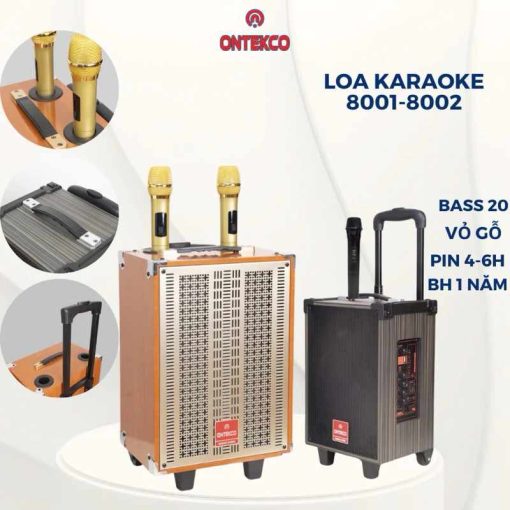 Loa Kéo Karaoke Bluetooth ONTEKCO 80018002 1