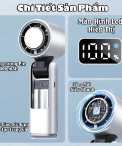 Quạt Cầm Tay MEGUN Turbo 2025 – Siêu Gió