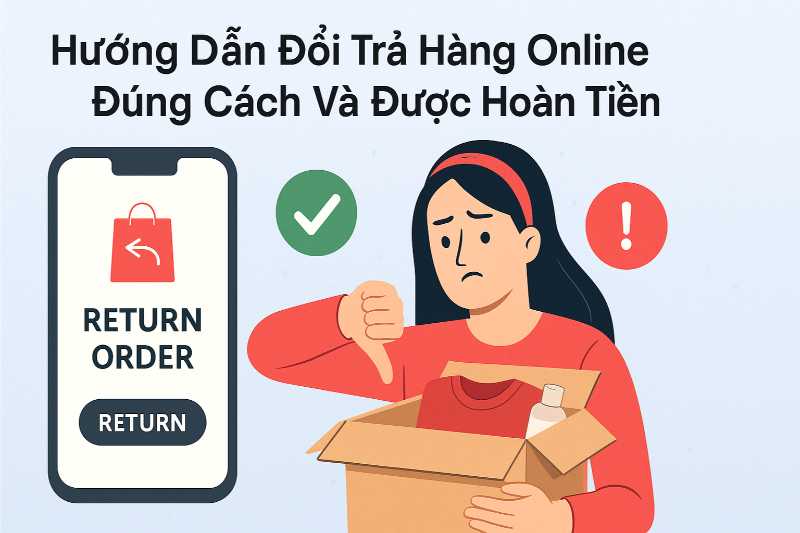 Hướng Dẫn Đổi Trả Hàng Online Đúng Cách Và Được Hoàn Tiền
