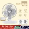 Quạt mini để bàn 5000mAh tự động xoay quạt tích điện để bàn 4 tốc độ