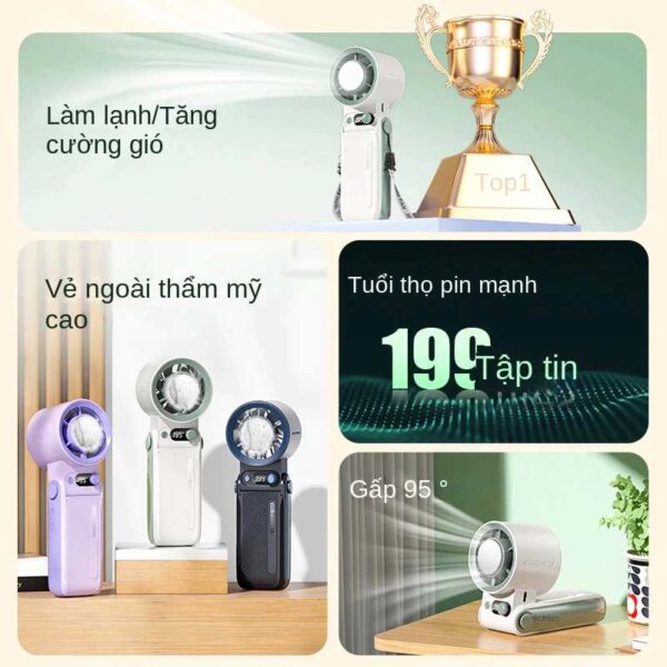 Quạt Cầm Tay 3 Trong 1