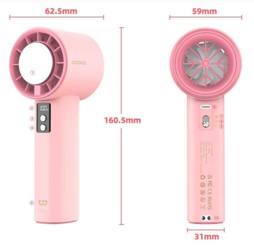 Quạt Cầm Tay Goojodoq GFS006 Sò lạnh