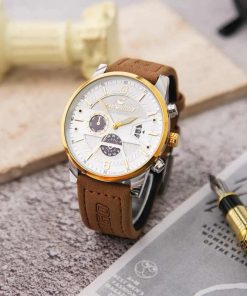 Đồng Hồ Nam Chaxigo 7281-220 Dây Da Thời Trang Cao Cấp – Sang Trọng, Chống Nước 3ATM