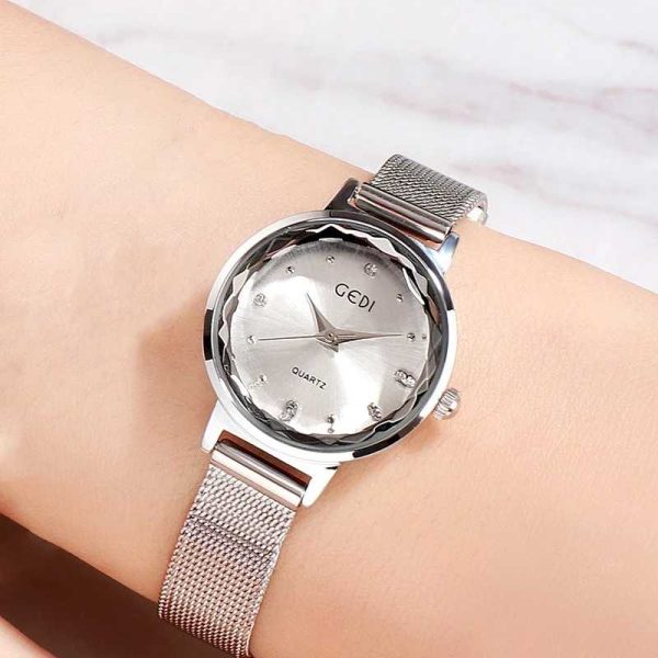 Đồng hồ Gedi 6323W đơn giản, thời trang dành cho nữ