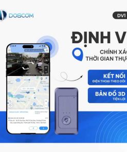 Thiết Bị Định Vị GPS Không Dây Doscom DV1 Pin 3000mAh – Báo Động, Quản Lý Xe, App Tiếng Việt