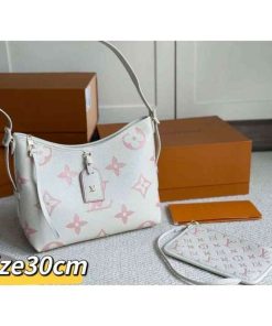 Túi Vuông Carryall Sang Trọng – Da Thật, Full Phụ Kiện Cao Cấp