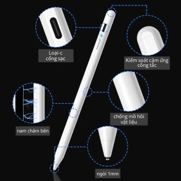 Bút cảm ứng Goojodoq Gen 01 02 03 dùng cho iPad và Android