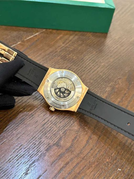 Đồng hồ cơ Hublot Nhật size 38–42 full màu sang trọng cho nam giới1