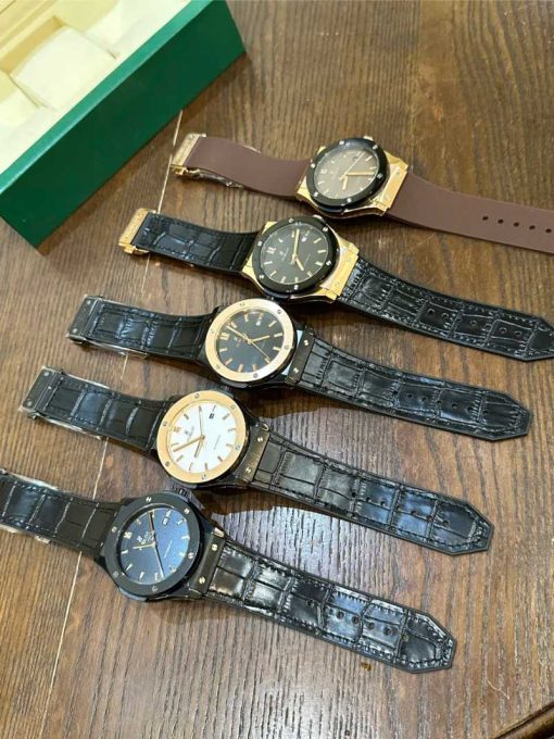 Đồng hồ cơ Hublot Nhật size 38–42 full màu sang trọng cho nam giới1