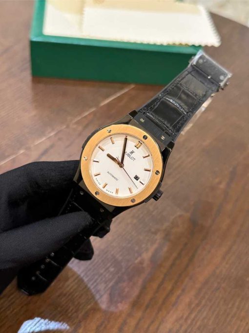 Đồng hồ cơ Hublot Nhật size 38–42 full màu sang trọng cho nam giới1