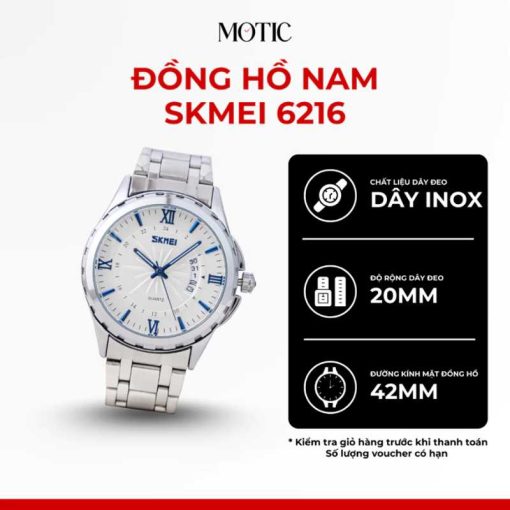 Đồng hồ nam Skmei 6216 thời trang