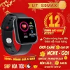 Đồng hồ thông minh theo dõi sức khỏe toàn diện: đo đường huyết, huyết áp, nhịp tim, oxy máu, điện tâm đồ, hỗ trợ tập luyện và giấc ngủ.