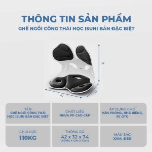 Ghế Bệt Tựa Lưng Chống Gù – Ghế Công Thái Học Giảm Đau Lưng