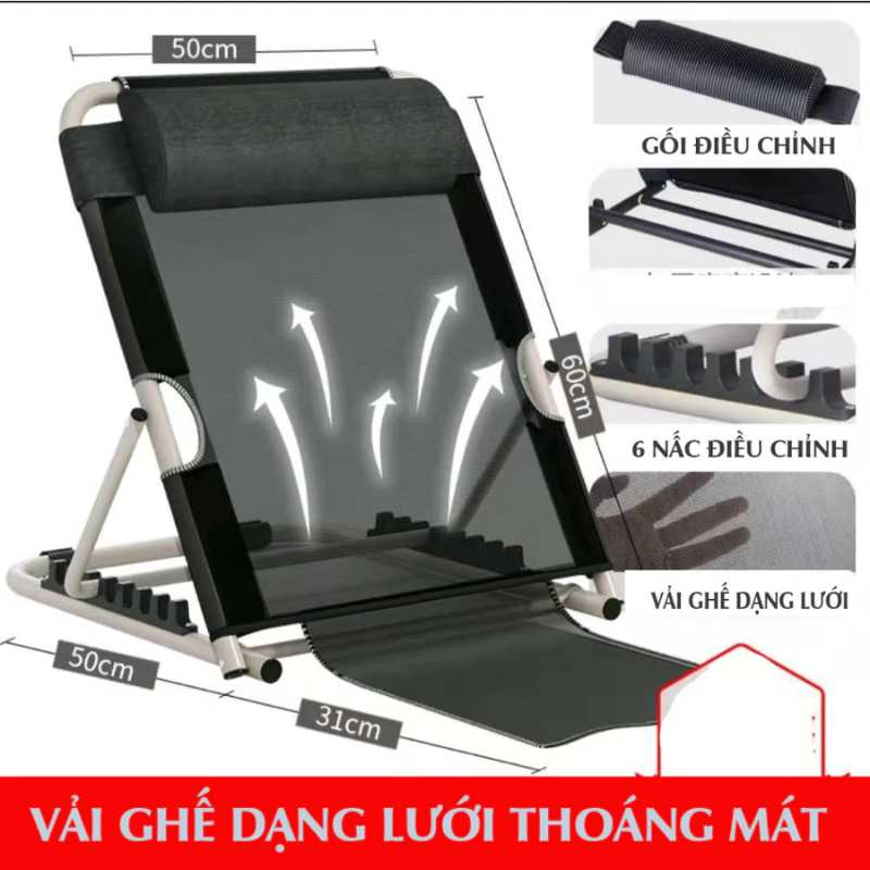 Ghế Bệt Tựa Lưng Gấp Gọn 7 Cấp Độ – Giải Pháp Thư Giãn Cho Người Già & Văn Phòng