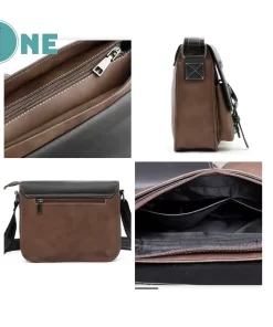 Túi Đeo Chéo Da Nam Nữ Unisex 7002 – Thời Trang Cao Cấp, Chống Nước, Đựng iPad