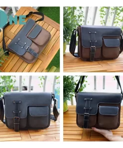 Túi Đeo Chéo Da Nam Nữ Unisex 7002 – Thời Trang Cao Cấp, Chống Nước, Đựng iPad