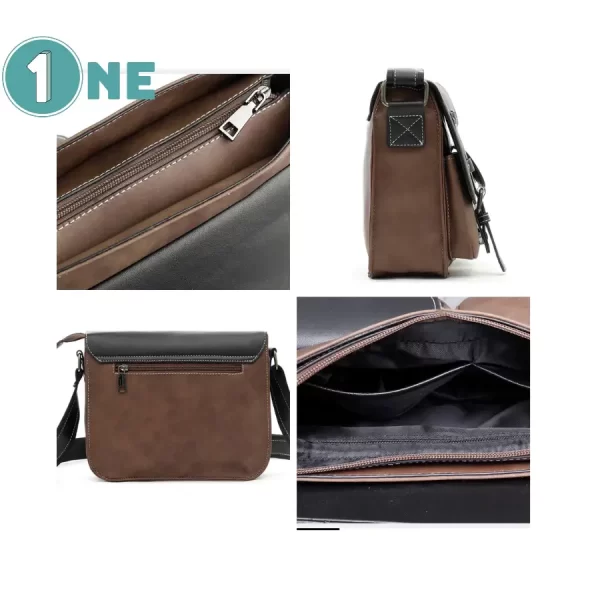 Túi Đeo Chéo Da Nam Nữ Unisex 7002 – Thời Trang Cao Cấp, Chống Nước, Đựng iPad