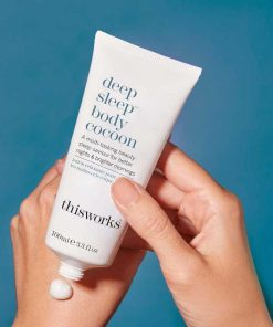 THISWORKS Deep Sleep Body Cocoon – Hydrating Body Lotion with Lavender, Chamomile & Vetivert – Soothing Nighttime Moisturizer for Dry Skin, Promotes Relaxation & Better Sleep