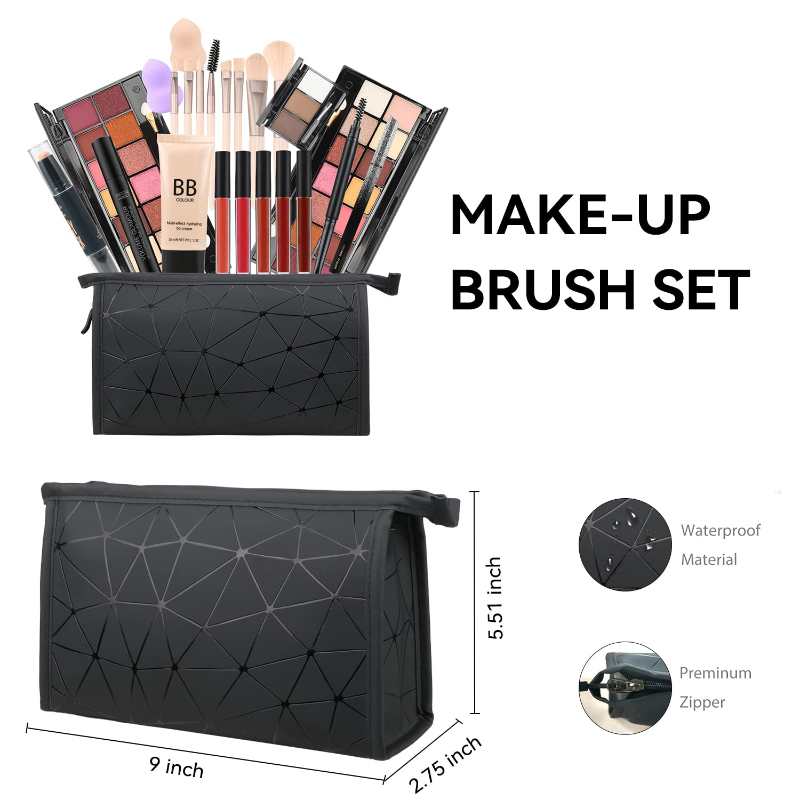 All in One Makeup Gift Set for Women Full Kit for2x14-color eyeshadow palettes,5xlipgloss sets,mascara,eyeliner,eyebrowpowder,eyebrow pencil, foundation, highlighter stick etc4 All in One Makeup Gift Set for Women Full Kit for2x14-color eyeshadow palettes,5xlipgloss sets,mascara,eyeliner,eyebrowpowder,eyebrow pencil, foundation, highlighter stick etc3