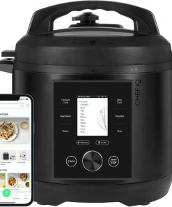 CHEF iQ Smart Pressure Cooker with WiFi and Built-in Scale - Easy-to-Use 10-in-1 Multicooker with 500+ Guided Recipes - Rice Cooker, Slow Cooker, Instant Meals for Foodies - 6 Quart - Family Size1