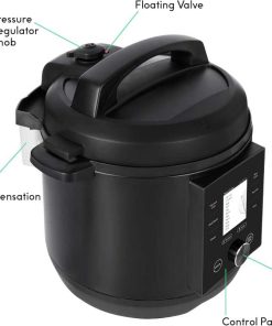 CHEF iQ Smart Pressure Cooker with WiFi and Built-in Scale - Easy-to-Use 10-in-1 Multicooker with 500+ Guided Recipes - Rice Cooker, Slow Cooker, Instant Meals for Foodies - 6 Quart - Family Size1