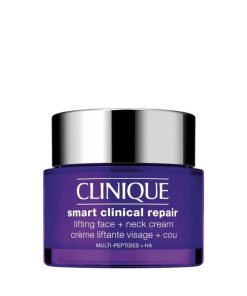 Clinique Smart Clinical Repair Anti Aging Lifting Face, Neck Cream with Peptides, Hyaluronic Acid For All Skin Types, Hydrating