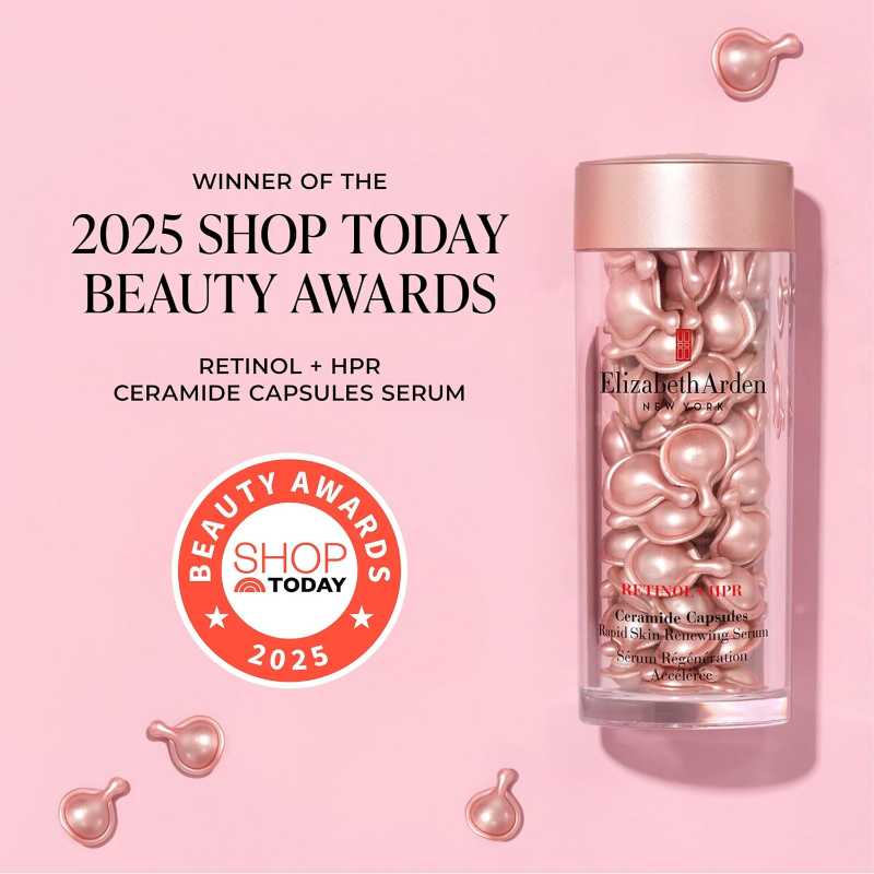 Elizabeth Arden Retinol + HPR Ceramide Rapid Skin Renewing Anti-Aging Face Serum Capsules, Fine Lines & Wrinkles Treatment with Peptides, Vitamin E, & Niacinamide12 Elizabeth Arden Retinol + HPR Ceramide Rapid Skin Renewing Anti-Aging Face Serum Capsules, Fine Lines & Wrinkles Treatment with Peptides, Vitamin E, & Niacinamide