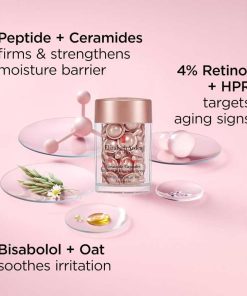 Elizabeth Arden Retinol + HPR Ceramide Rapid Skin Renewing Anti-Aging Face Serum Capsules, Fine Lines & Wrinkles Treatment with Peptides, Vitamin E, & Niacinamide15