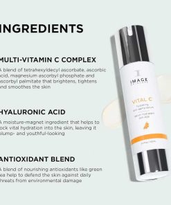 IMAGE Skincare, VITAL C Hydrating Face Serum, with Vitamin C and Hyaluronic Acid, to Brighten, Tone and Smooth Appearance of Wrinkle