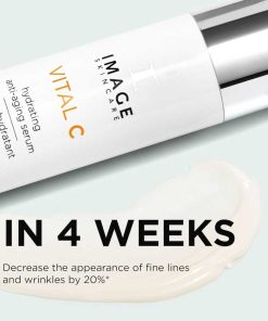 IMAGE Skincare, VITAL C Hydrating Face Serum, with Vitamin C and Hyaluronic Acid, to Brighten, Tone and Smooth Appearance of Wrinkle